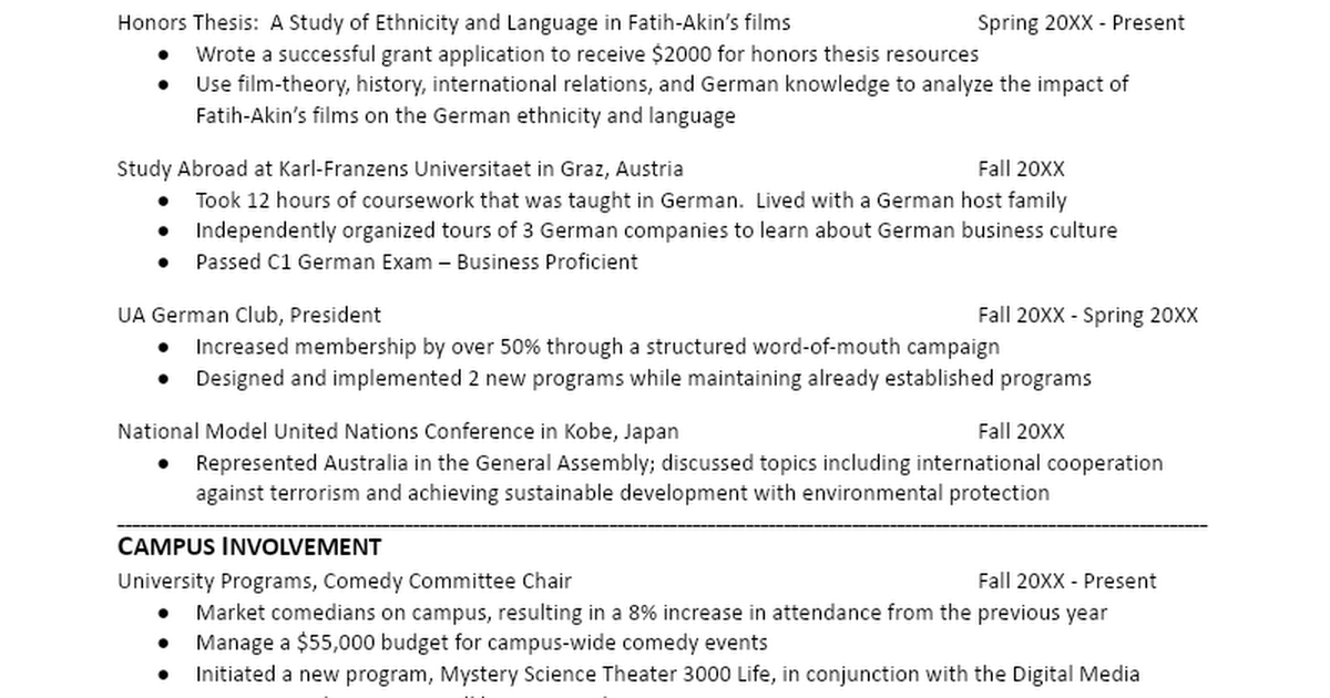 resume writer germany