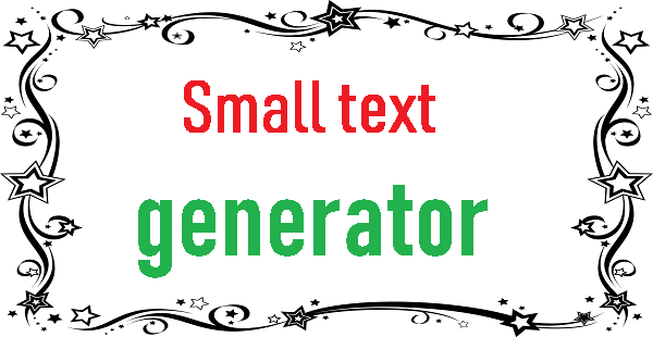 How small text generator can improve your SEO