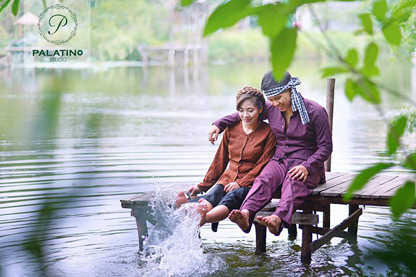 chụp ảnh cưới phong cách làng quê ở palatino studio