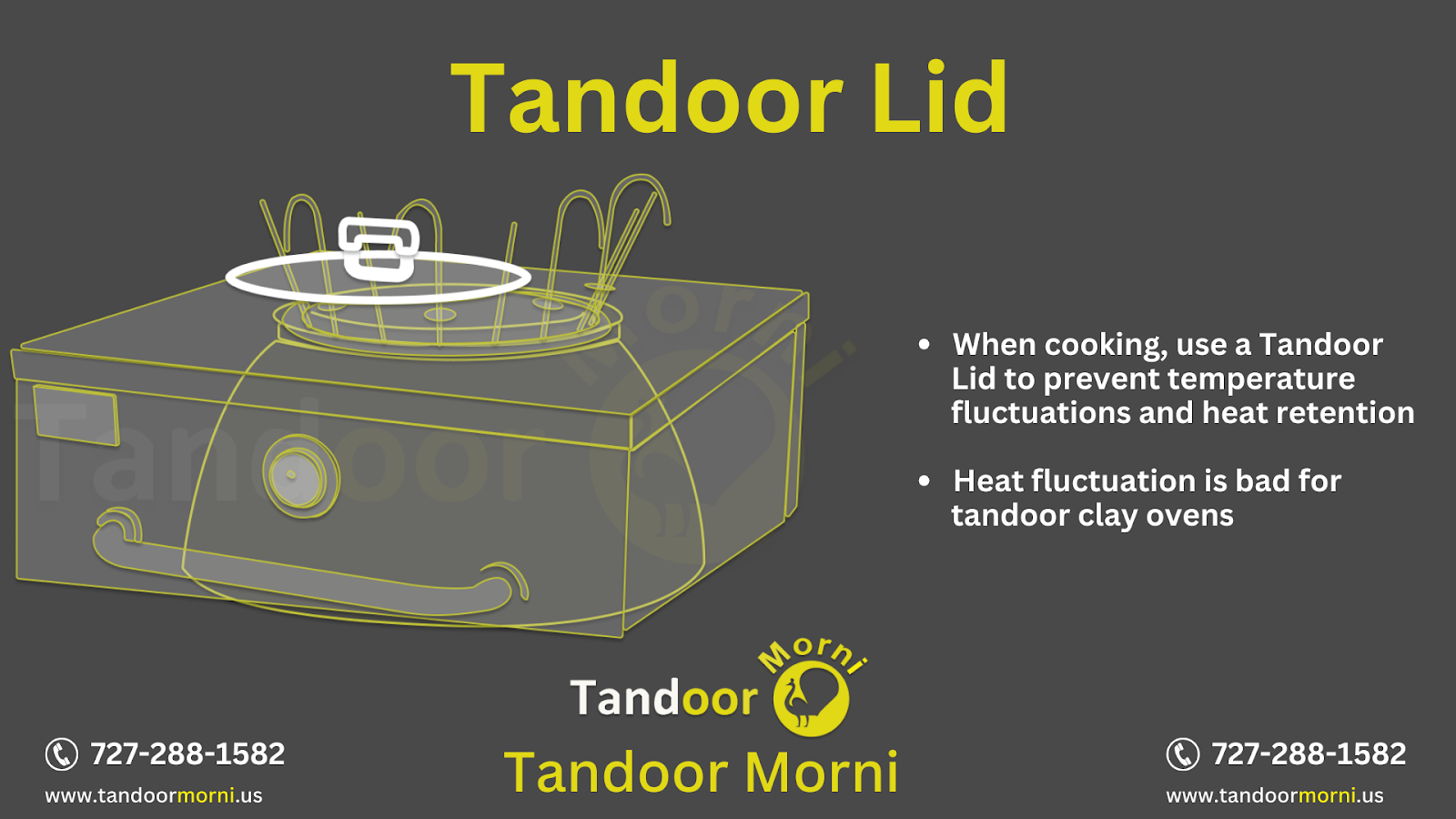 Don't totally cover the tandoor with the tandoor lid.