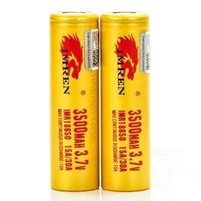 Imren 18650 3500mah 15/30A batteries | 2-Pack
