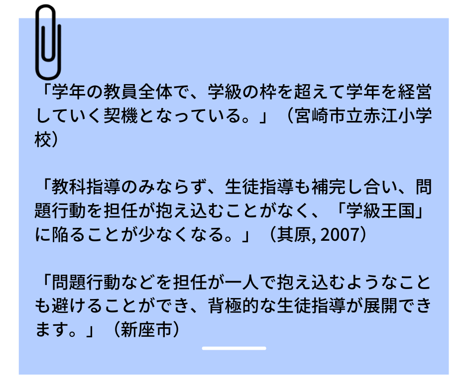 22年度導入 小学校高学年における教科担任制ー背景 効果 課題とは