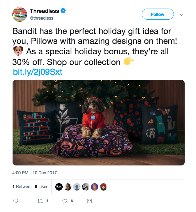 Threadless Twitter as example 