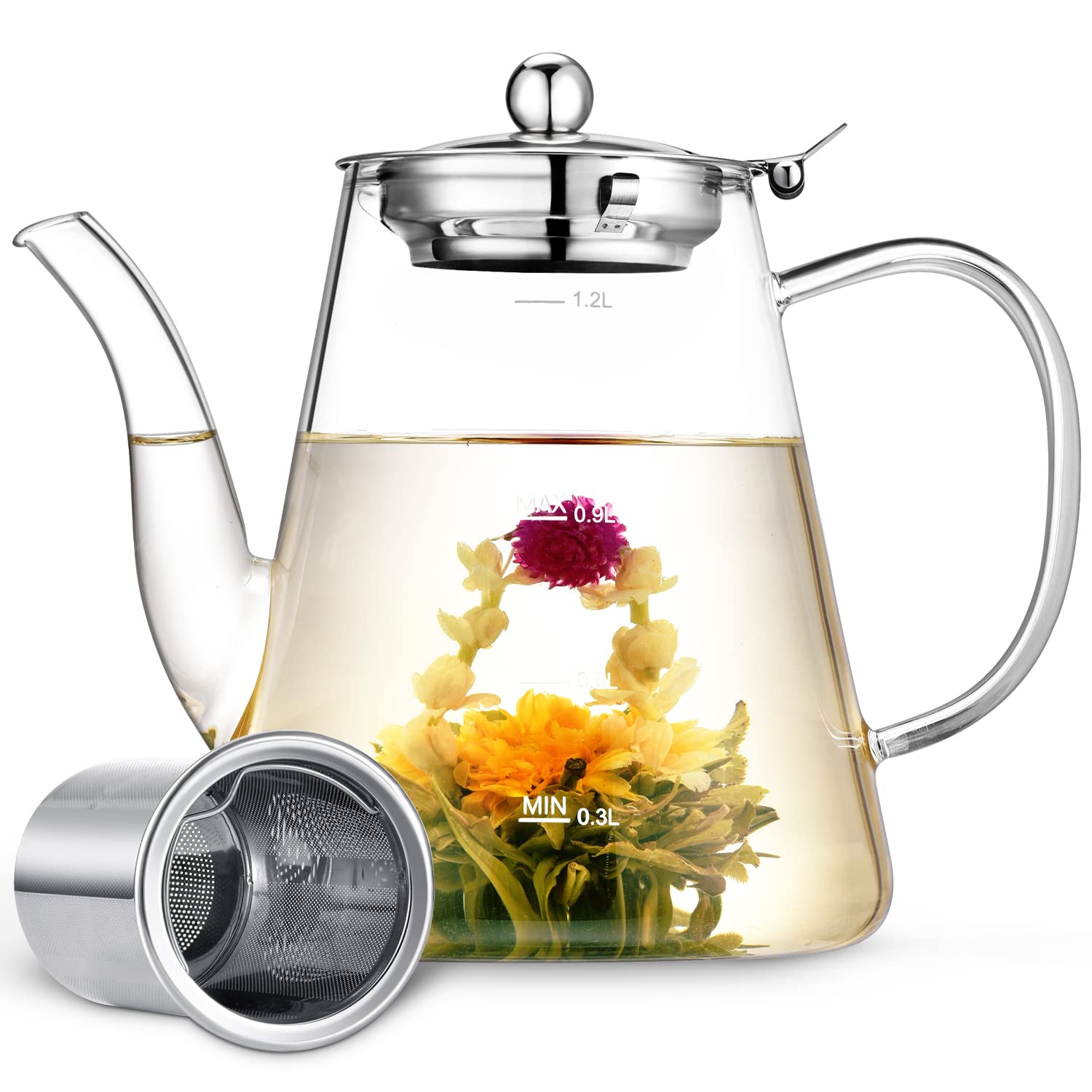 Zpose Glass Teapot