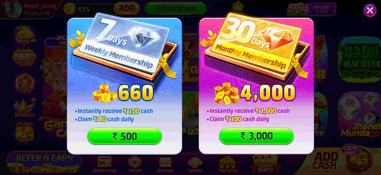 Membership Plans