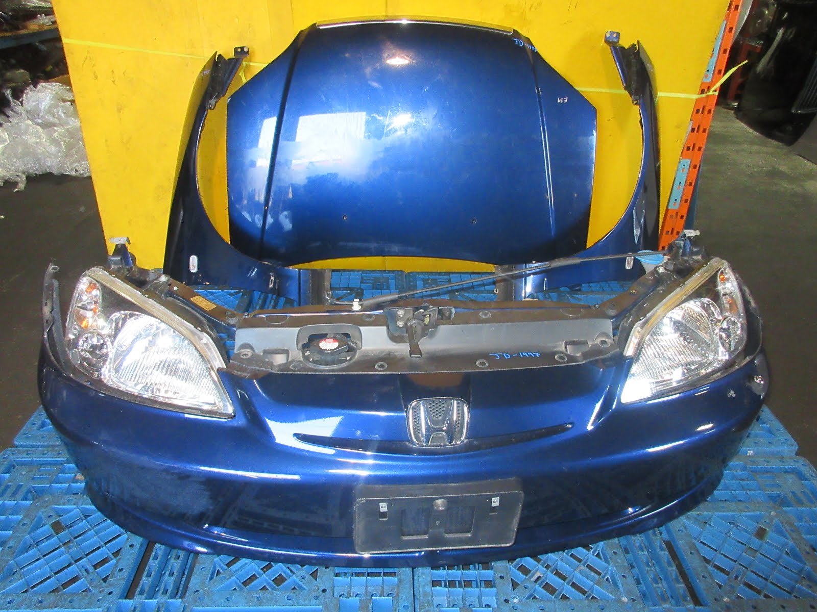 JDM HONDA CIVIC ES9 FRONT END CONVERSION HEADLIGHTS HOOD ...