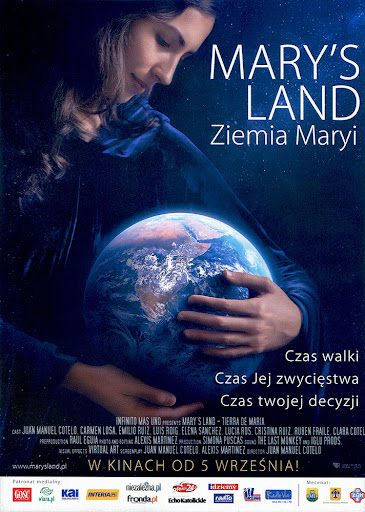 Przód ulotki filmu 'Mary's Land. Ziemia Maryi'