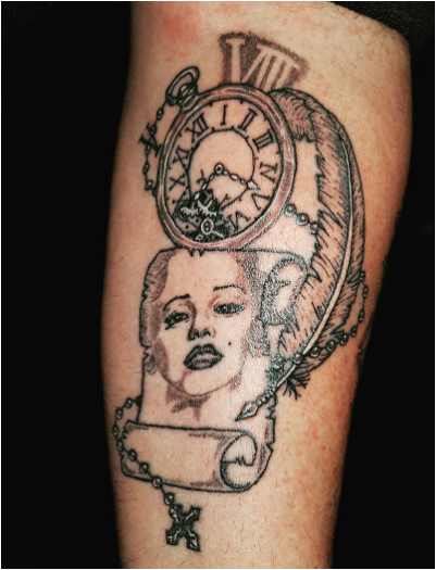 Poster Marilyn Tattoo
