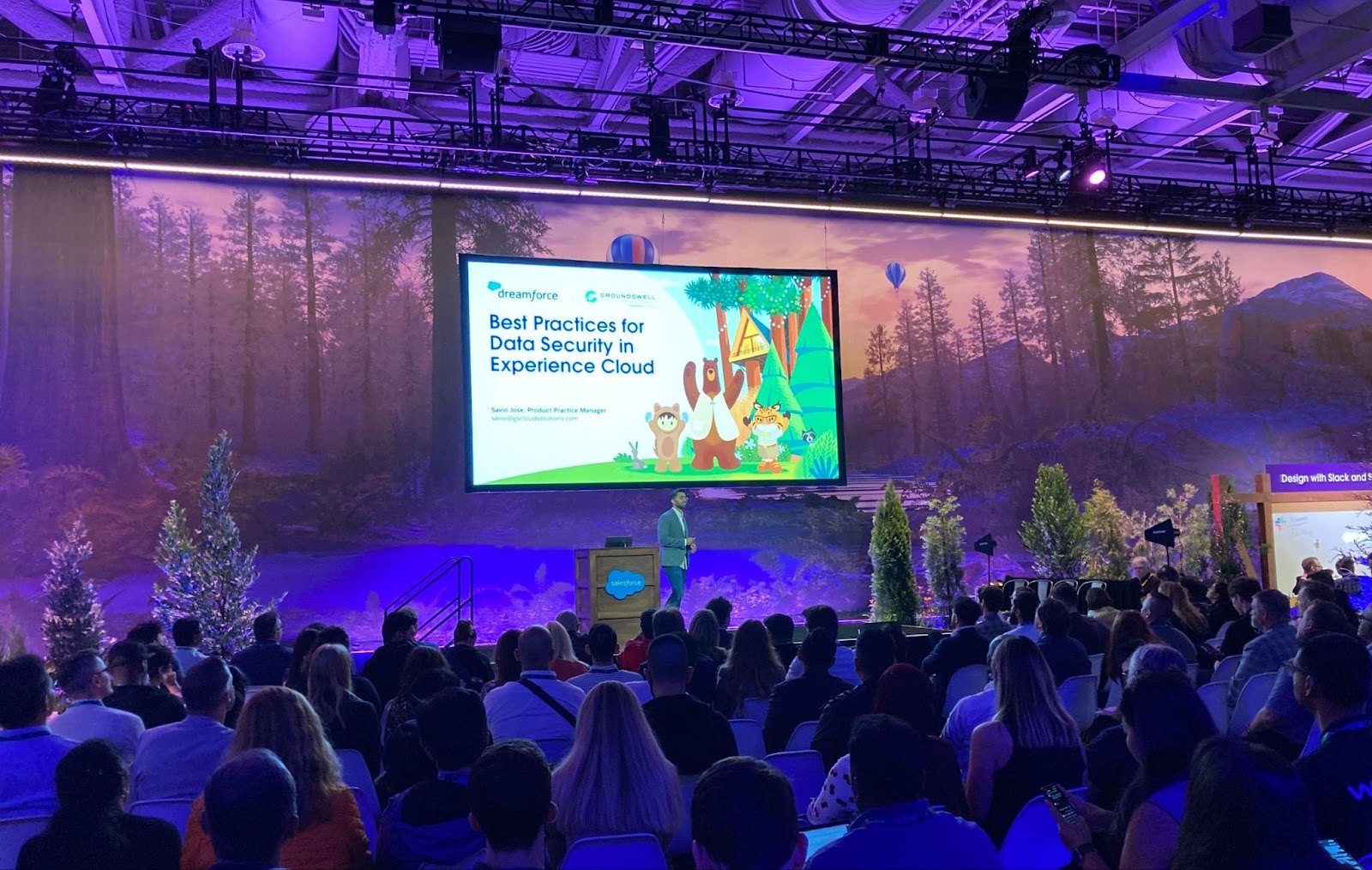 Savio Jose's outstanding presentation on Best Practices for Data Security in Salesforce Experience Cloud at Dreamforce 2022 