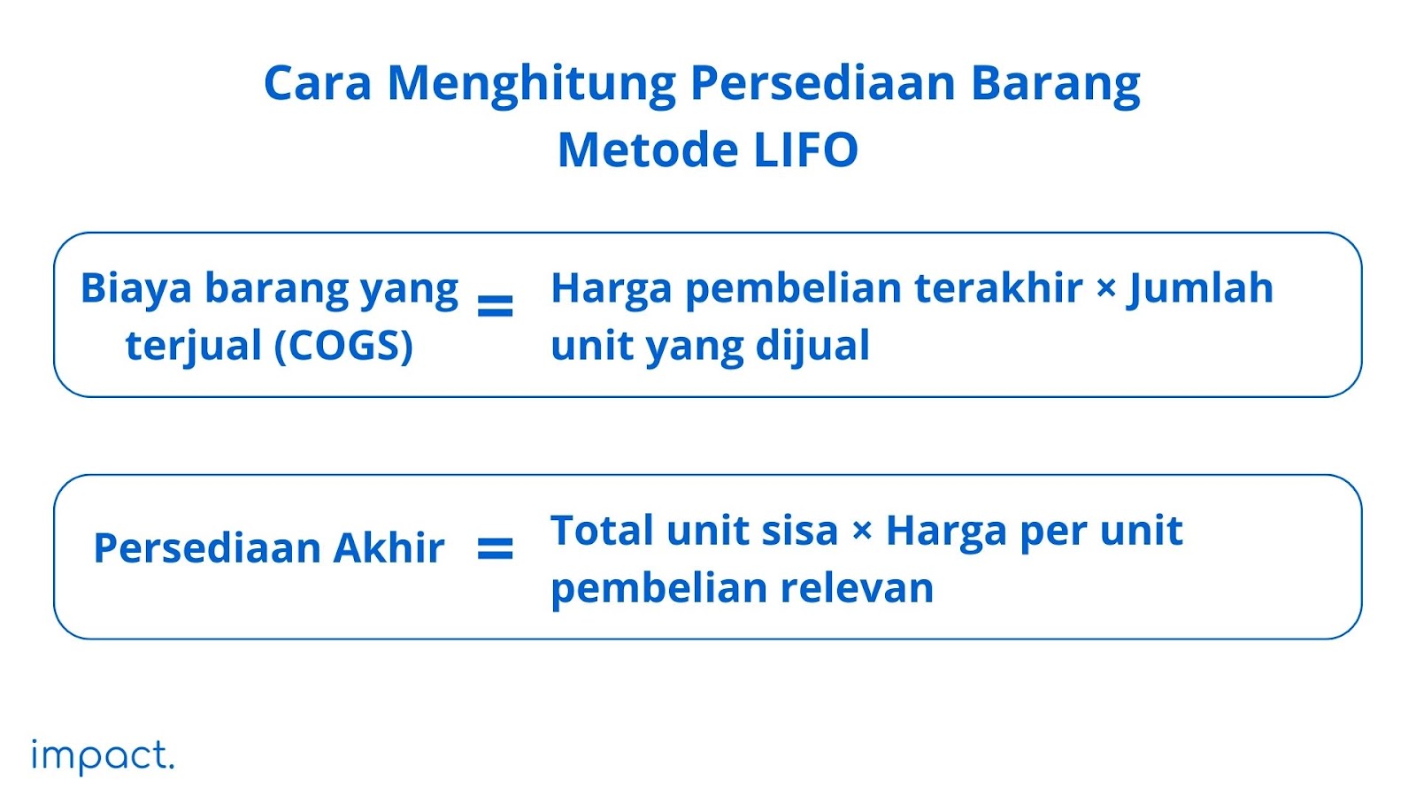 Perbedaan Metode FIFO, LIFO, FEFO dan Average Cost (AVCO)