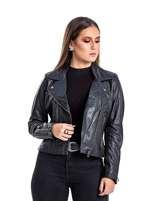 Look com jaqueta de couro: toque extra de estilo | Blog Riachuelo