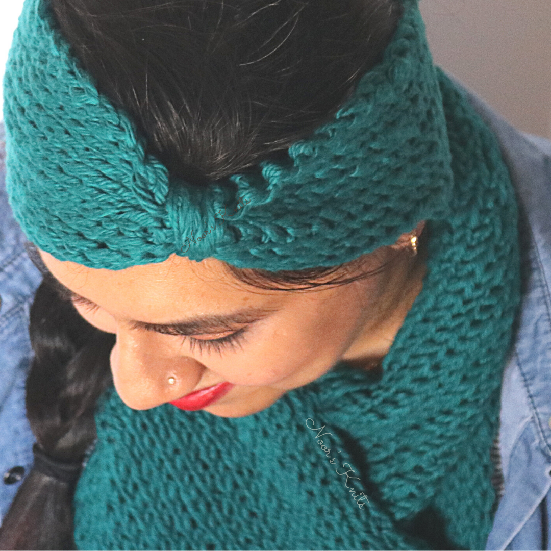 Check out this fun easy Tunisian crochet earwarmer pattern. It's the perfect one-skein one-hour project to practice the Tunisian knit stitch!