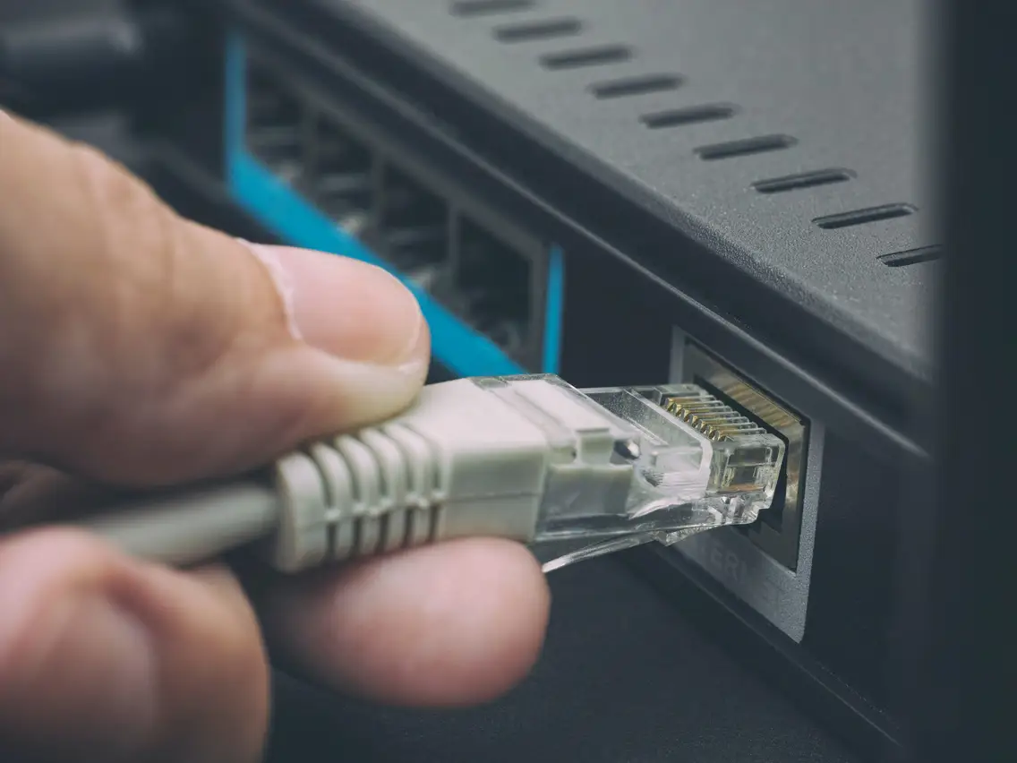 test connection by using ethernet cable