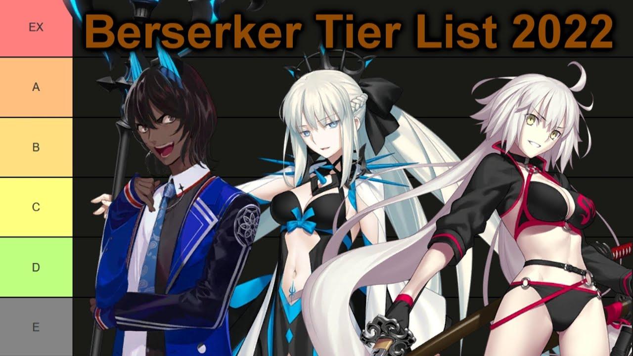 Fate/Grand Order – Berserker Tier List 2022 - YouTube
