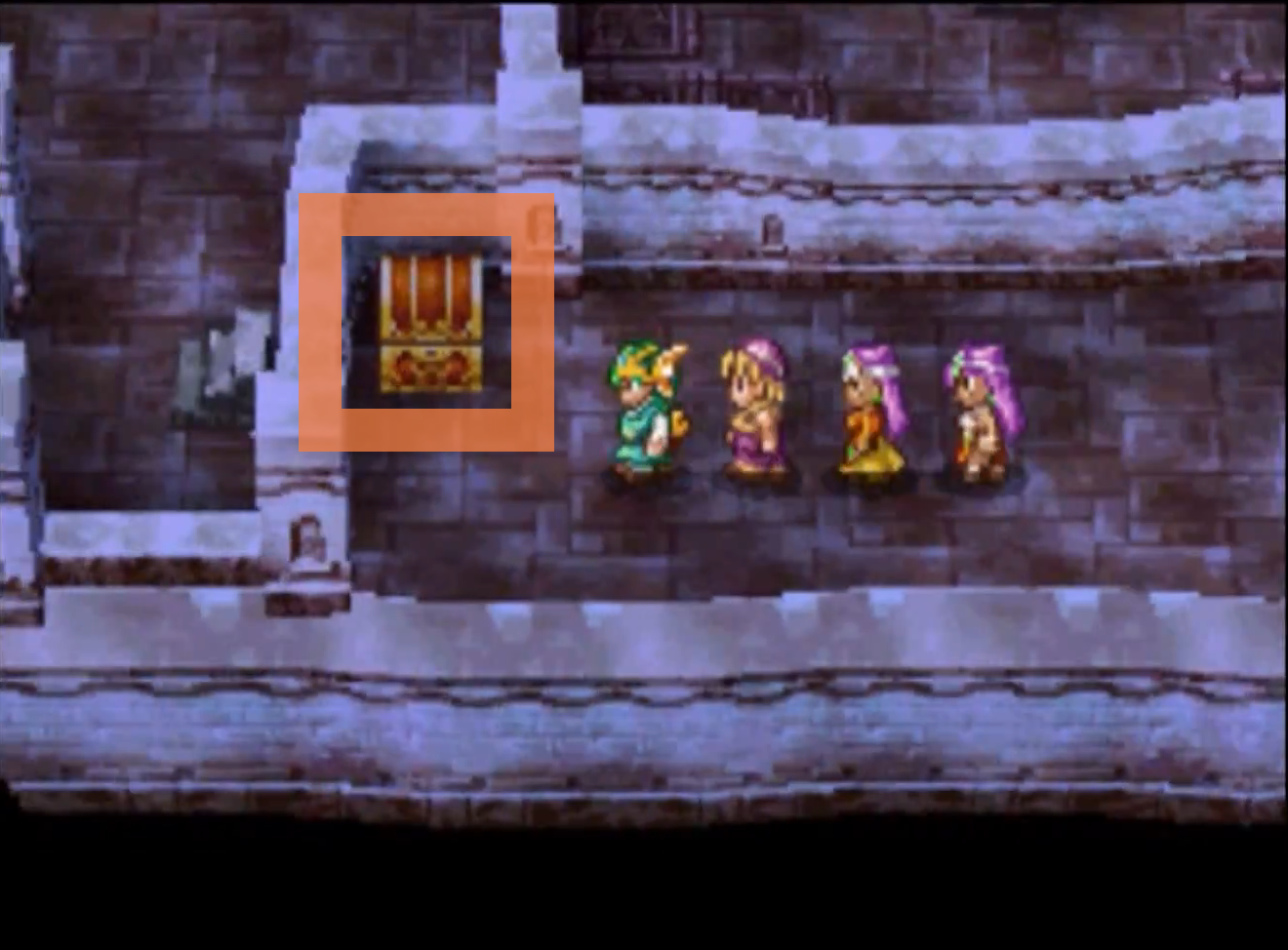 Find both chests and then go up to the next floor (6) | Dragon Quest IV