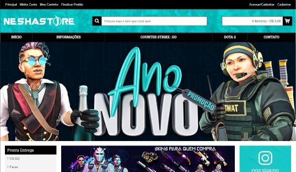 Melhores sites para comprar skins cs go