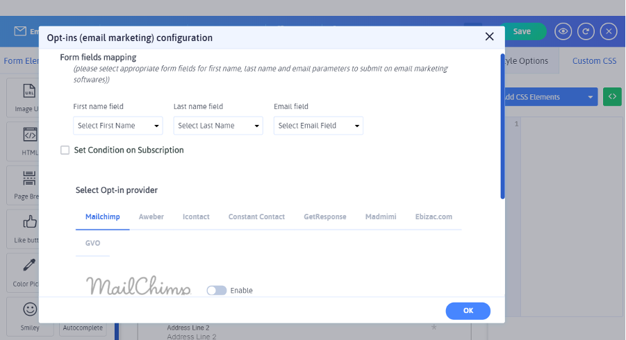 ARForms: opt-ins de marketing por e-mail