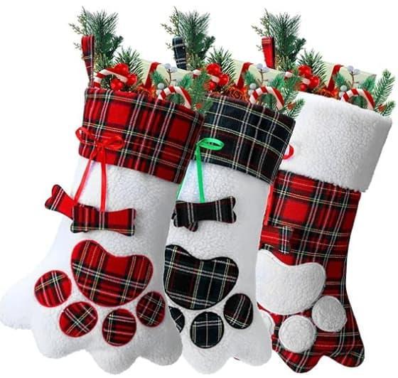 Syhood Christmas Plaid Stockings