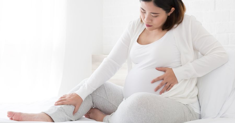 pain after bending over while pregnant