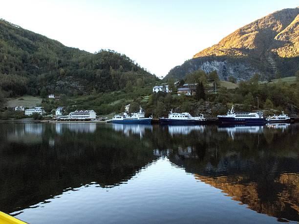 A group of boats on a lake

Description automatically generated