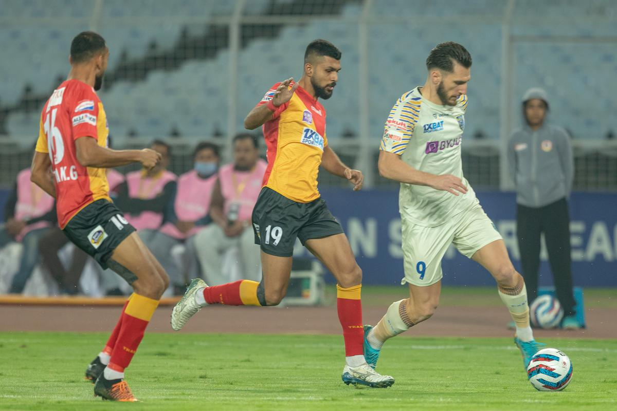 A watchful East Bengal defense numbed Dimitrios Diamantakos’ threat