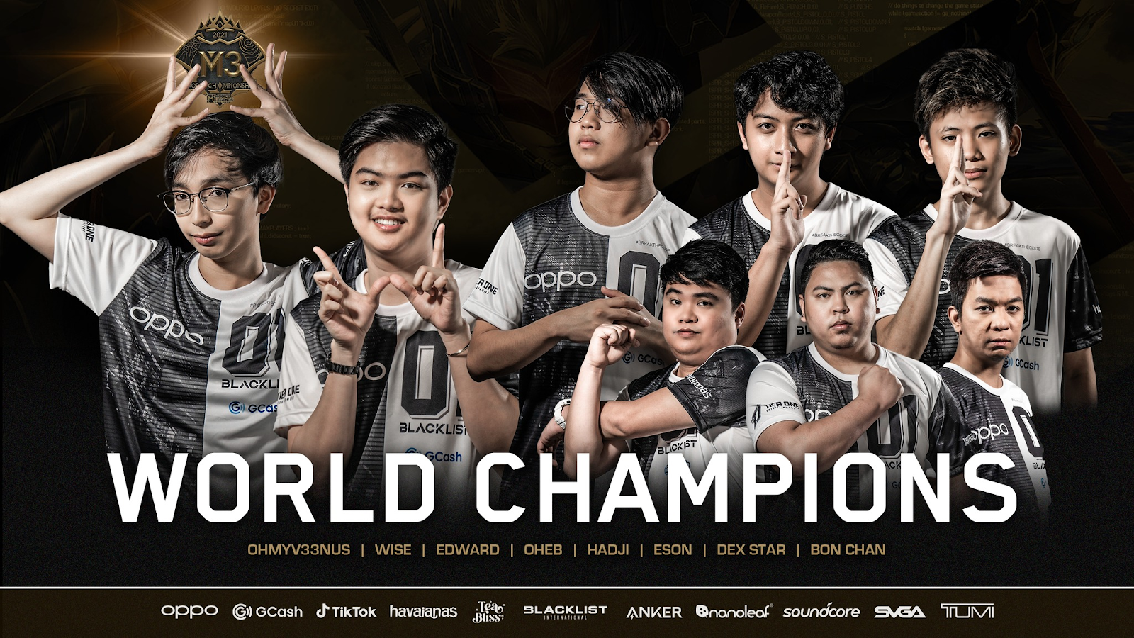 Blacklist International Wins M3 World Championship