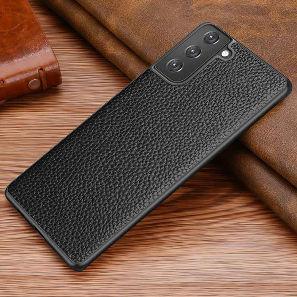 Genuine Leather Case For Samsung Galaxy S21 Ultra Luxury Slim Case