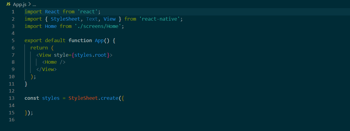 What to Add in the App.js File?