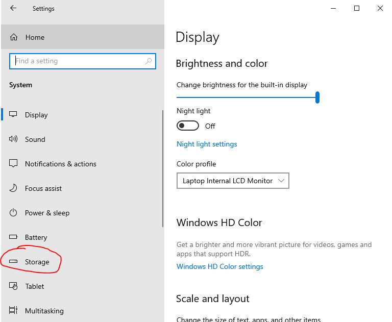 Dọn dẹp ổ C win 10 