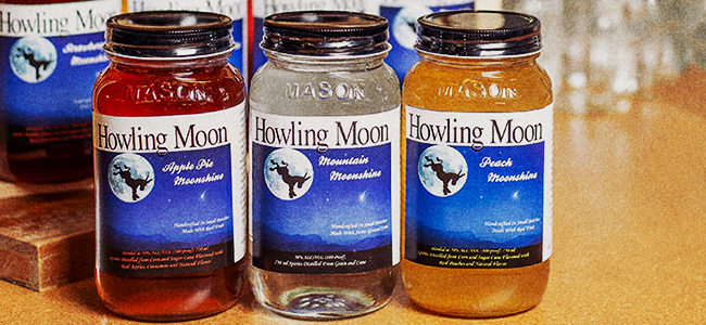 Moonshine Offerings From Howling Moon Distillery