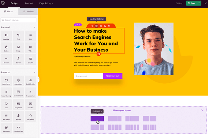Construtor de sites WordPress SeedProd