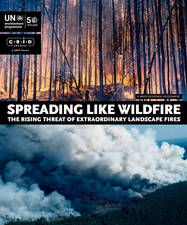 A book cover that says "Spreading like Wildfire"