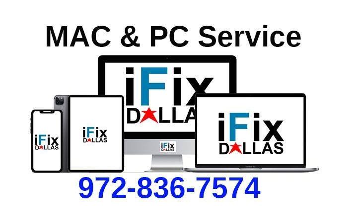 ifixdallas mac service and pc service Plano 9728367574