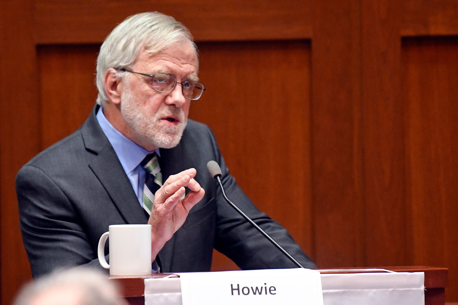 Showing Eco-Socialist and Green Party candidate Howie Hawkins
