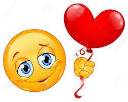 Emoticon Con Un Globo En Forma De Corazón Ilustraciones Vectoriales, Clip  Art Vectorizado Libre De Derechos. Image 11751028.