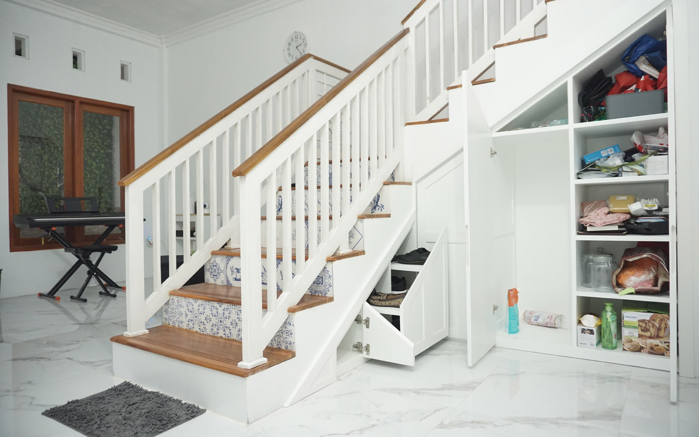 improve your homes screen appeal by highlighting special features such as closet under staircase