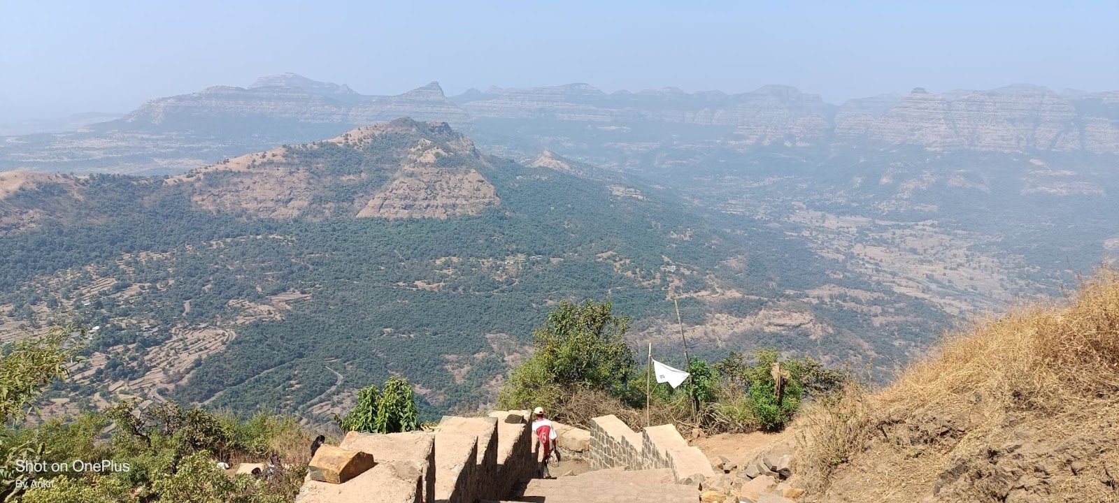 View from Raigad Fort