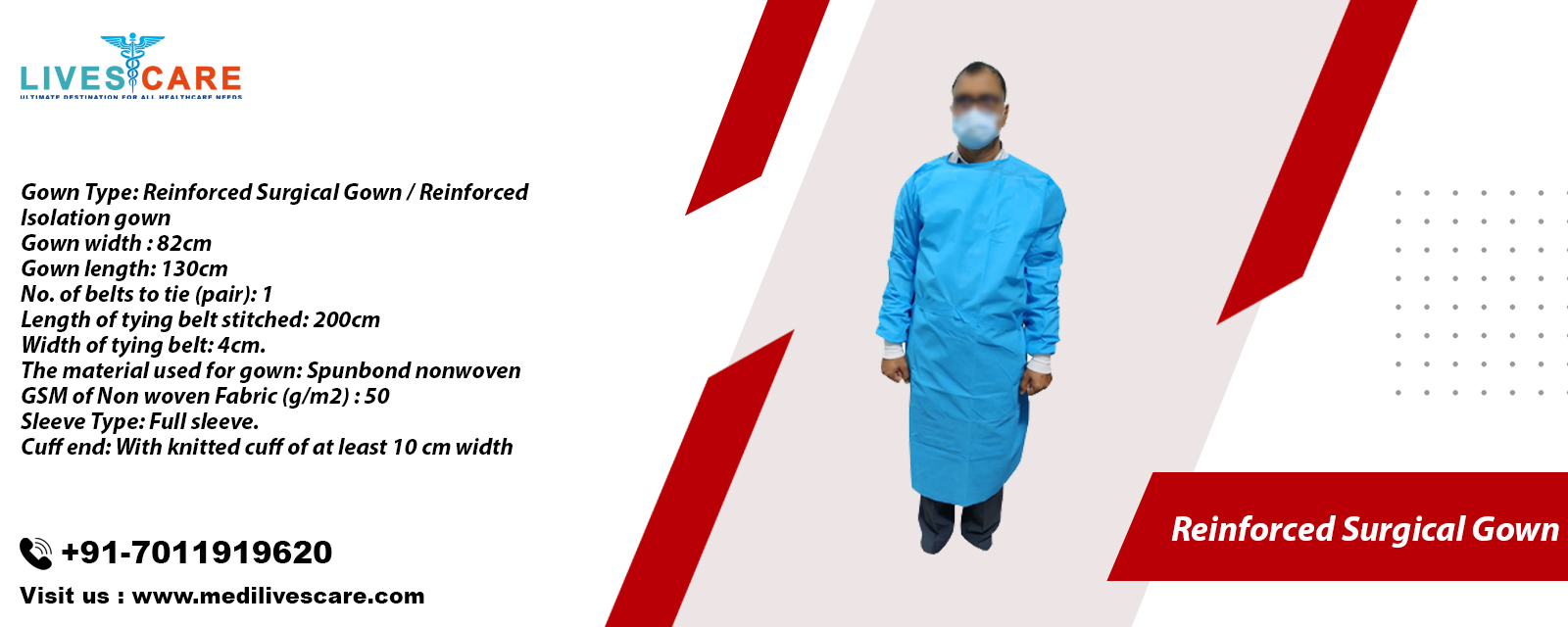 Reinforced Surgical Gown
Reinforced Surgical Gown Manufacturers
Reinforced Surgical Gown Manufacturers in India
Reinforced Surgical Gown Exporters in India
Reinforced Surgical Gown Suppliers in India