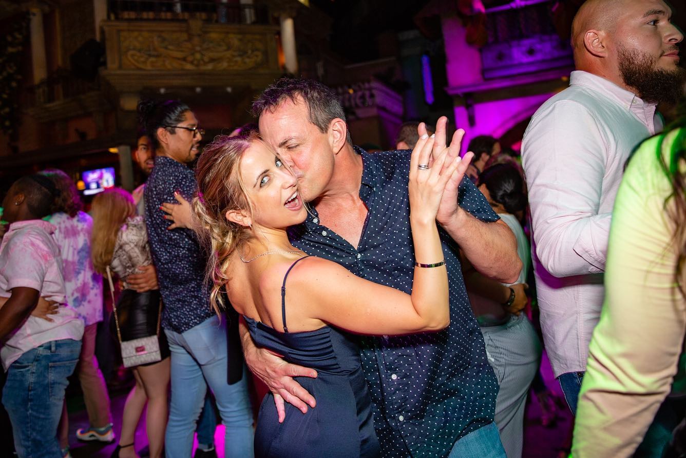 A couple dancing at Viva La Summer at Cuba Libre