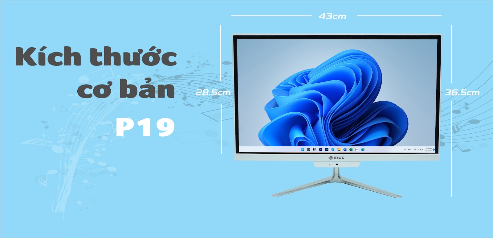 PC All In One MCC 12P19 thiết kế nhỏ gọn