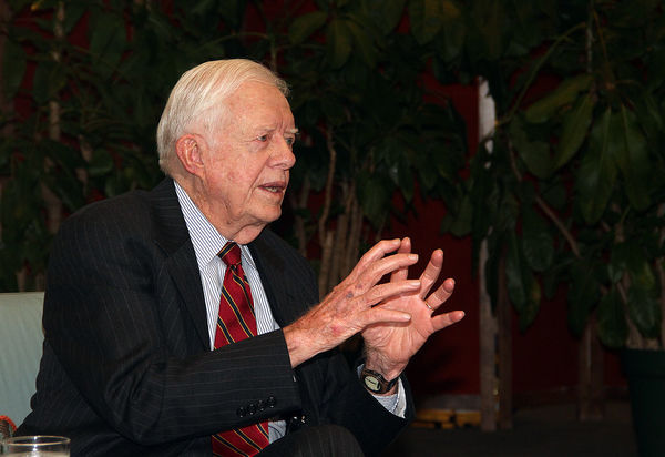 Former President Carter Gives Praise To Trump