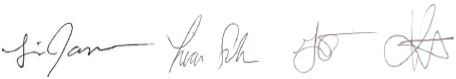 2020 Conference Organizers Signatures