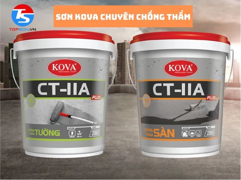 Sơn Kova chuyên chống thấm và vết nứt