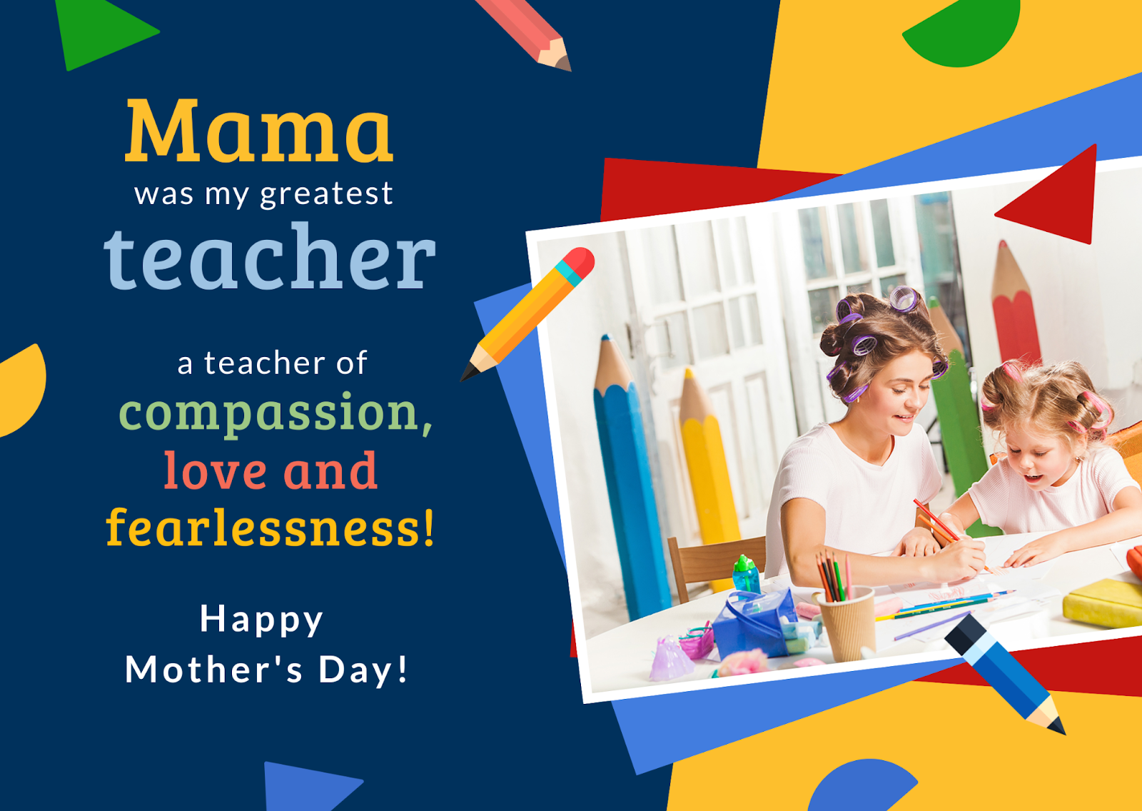 DocHipo Mother's Day card template