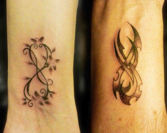 3. "Matching Tribal Couple Tattoos" - wide 1