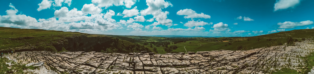 malham cove in the yorkshire dales