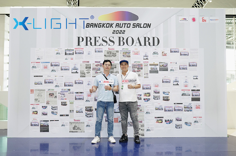 Đại diện thương hiệu X-Light tại Bangkok Auto Salon 2022﻿ 