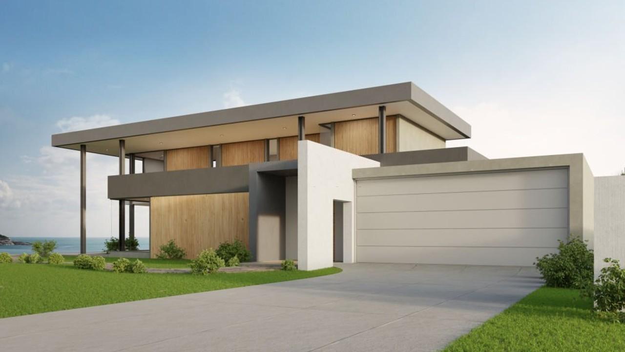 rumah beton minimalis