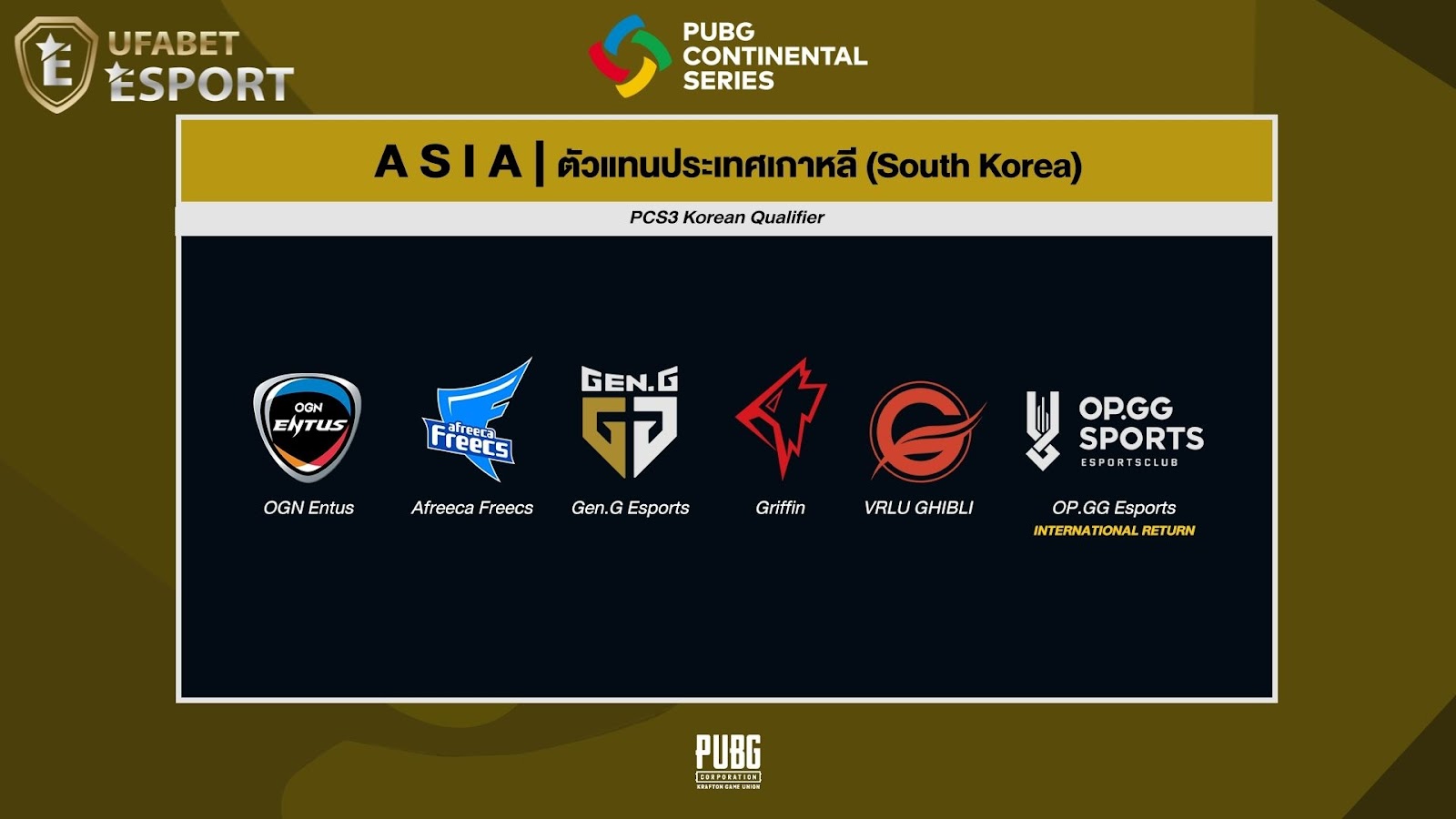 PUBG Continental Series 3 - Korean Qualifier