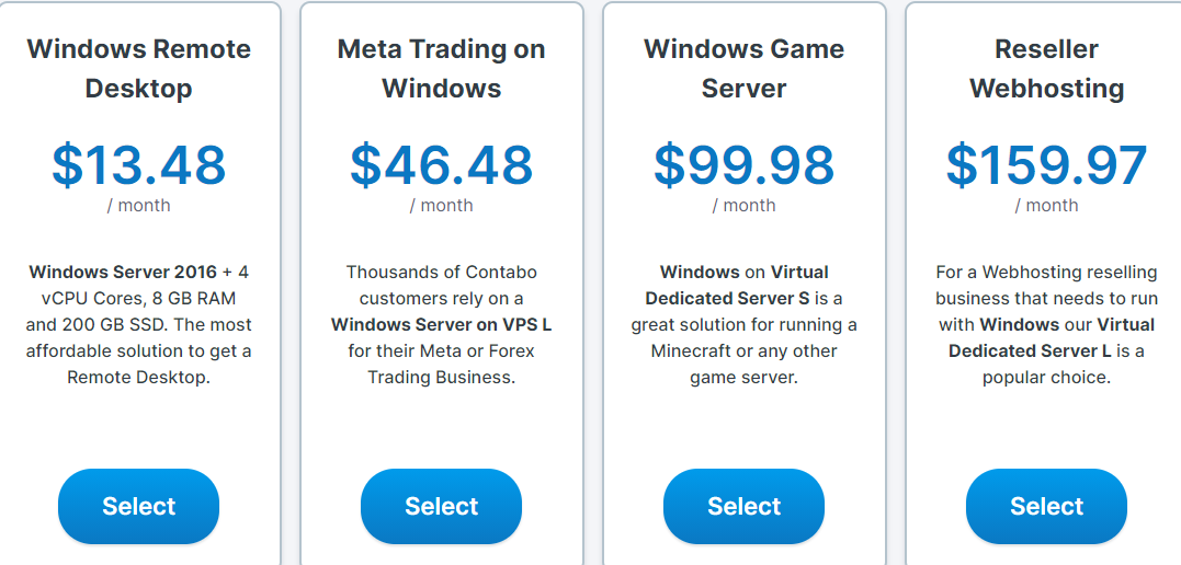 Kamatera Plans and pricing